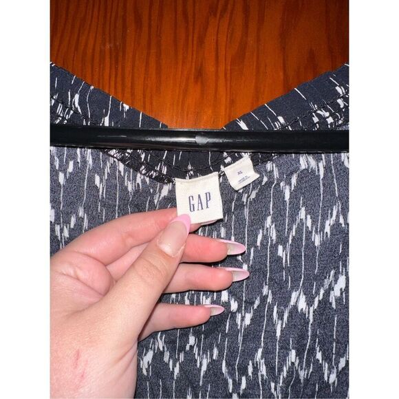 NWT Gap Print Maxi Shirtdress Summer Beach Swim Coverup - Picture 7 of 9